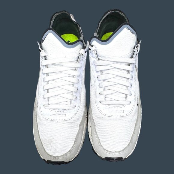 Nike Waffle One Crater NN Mens Size 12 Shoes White Grey Black Sneakers DH775-100 - Picture 11 of 16